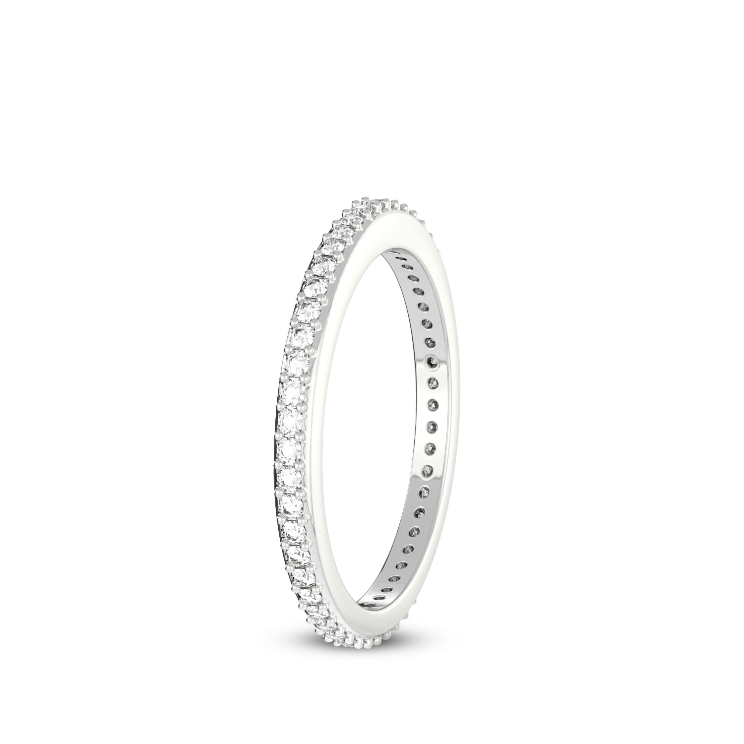 Nora Wedding Band left view